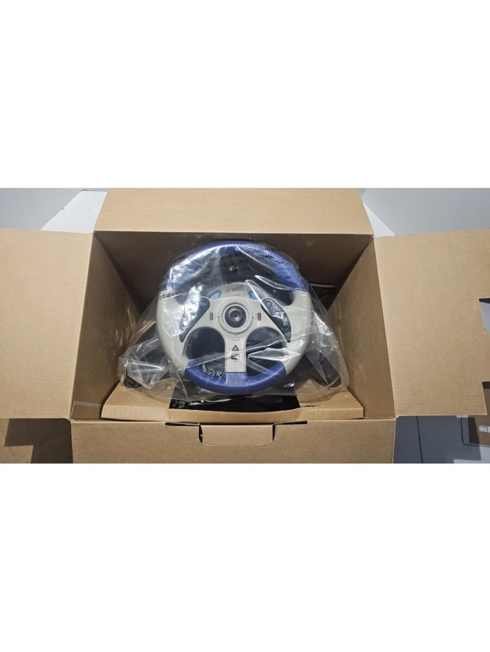 Mad Catz MC2 MicroCON Racing Wheel & Pedals Sony PlayStation 2 PS2 Open Box Comp